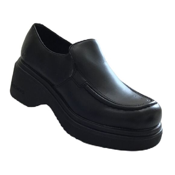 Skechers Y2K Platform Slip On Chunky Heel Loafers Size 6 - Picture 1 of 15